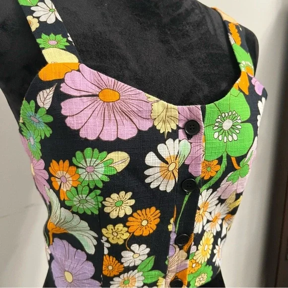 NWT Maje Floral Button-Up Top - M - Picture 1 of 13